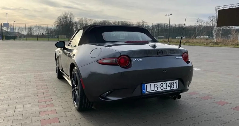 Mazda MX-5 cena 94000 przebieg: 58950, rok produkcji 2021 z Lublin małe 704